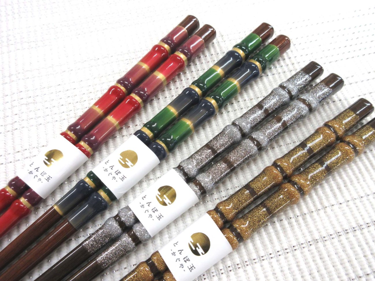 新しいとんぼ玉のお箸 かぐや | 福井で若狭塗箸の卸・企画・販売｜株式